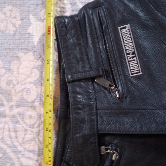 Harley-Davidson Nwot Women's Black Leather Pants - Picture 9 of 11
